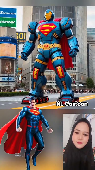 Superheroes but Robots 💥 Marvel & DC-All Characters #marvel #avengers #shorts