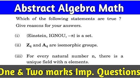 MTE 06 important question 2022 | Abstract algebra Math Bsc | Group Ring and Theory @ignou