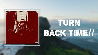 Video thumbnail of "KennyHoopla & Travis Barker - "turn back time//" (Lyrics)"