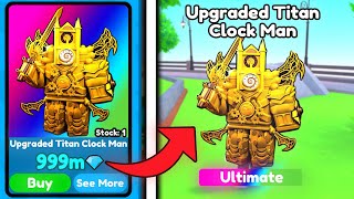 😱I GOT NEW UPGRADED TITAN CLOCK MAN!💎LUCKY UPDATE OPENCASE! 🔥 | Roblox Toilet Tower Defense by Laboombro 23,687 views 3 weeks ago 12 minutes, 28 seconds