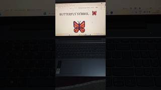 butterfly 🦋 unicode symbol shortcut | @Haidar598 @Computerphile #techshorts