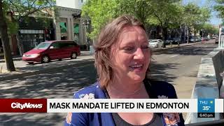 Mask mandate lifted in Edmonton