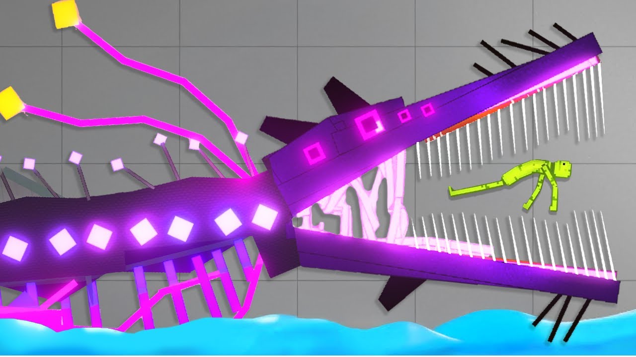 INSANE NEW LARGEST Sea Monster EATS Ragdolls!