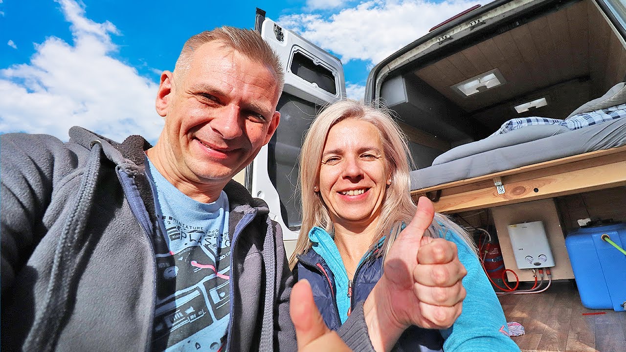 Ciepła woda w kamperze NAJTAŃSZE ROZWIĄZANIE! VANLIFE POLSKA VLOG