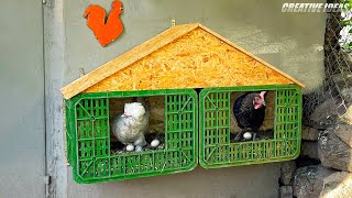 Plastik Kasadan Sıradışı Tavuk Folluk Yapımı