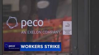PECO workers remain on strike; negotiations to resume Sunday