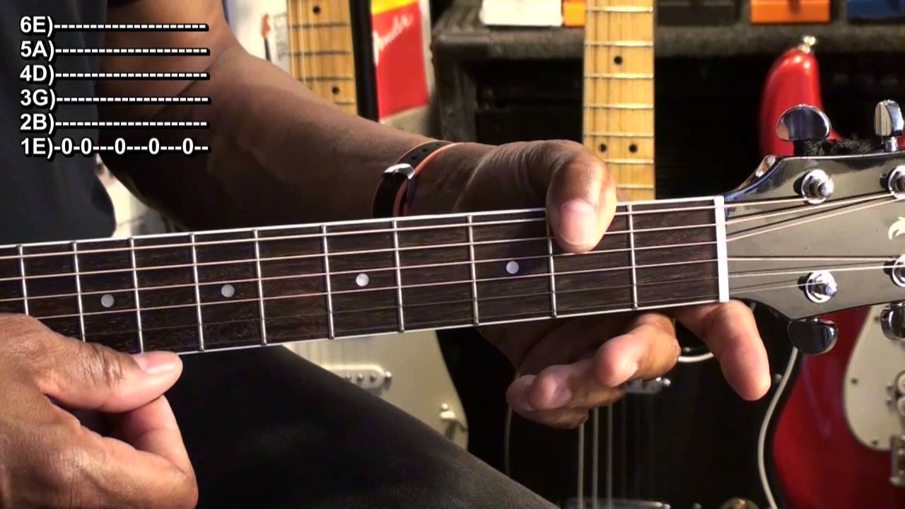 How To Play Your Very First Guitar Solo Single Riff Acoustic Blues Solo ...