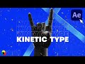 Simple Kinetic Typography in After Effects - Motion Graphics Basics Tutorial (No Plugins)