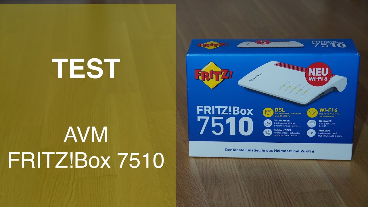 FRITZ!Box YouTube - 7510 DSL-Router AVM Test:
