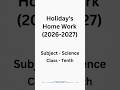 Holiday’s homework Science | PSEB | Class10th Fully solved Diagram labelled | #holidayhomework 2026