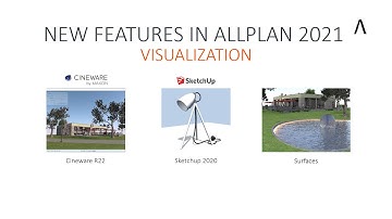 New Features in Allplan 2021 - Visualization