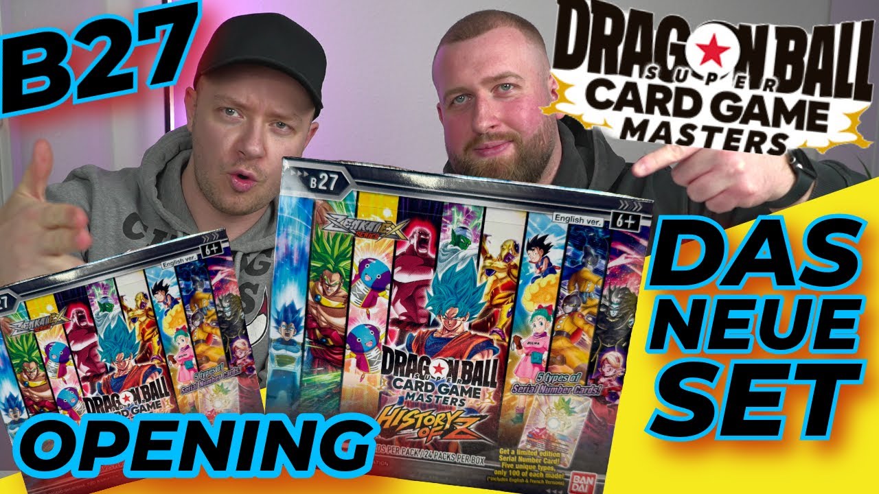 DRAGONBALL MASTERS NEUES SET -  History of Z B27 - MEGA HITS OPENING🔥