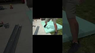 How I Fix Hot Tub Cover Foam Inserts #hottubs #diy #airbnbhacks
