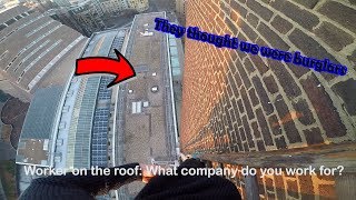 SECURITY LOCKED US ON ROOF UNTIL POLICE CAME! MY MOST DANGEROUS CLIMB YET..