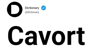 Cavort Meaning In English