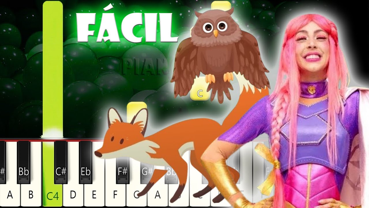 Camino por el Bosque | Piano Tutorial FÁCIL | Cover | Karaoke