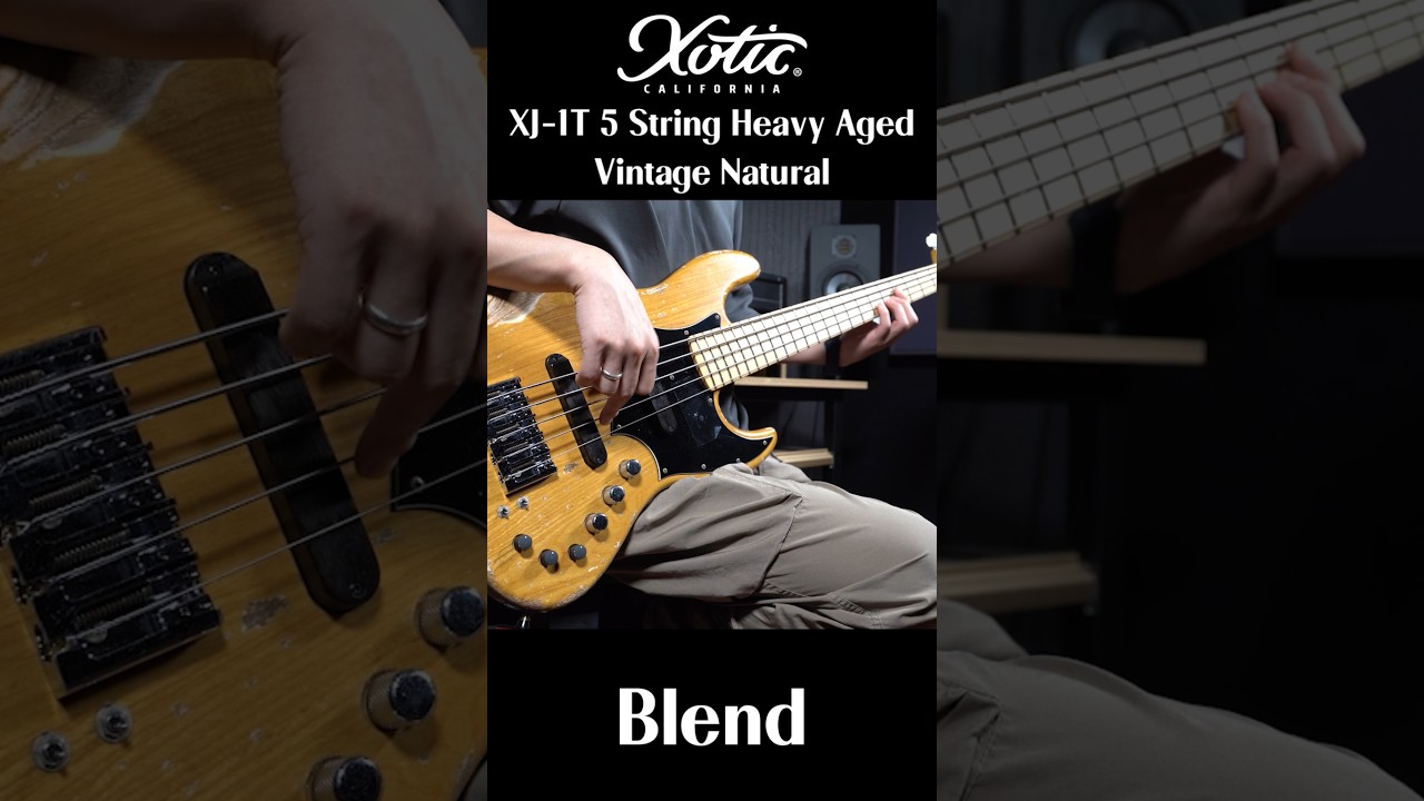 Xotic XJ-1T 5 String Heavy Aged-Vintage Natural Demo - YouTube