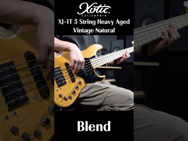 ほぼ未使用 Xotic XJ-1T 5弦 Rootbeer Heavy Aged Xotic XJ-1T 5 String Heavy Aged-Vintage Natural Demo - YouTube