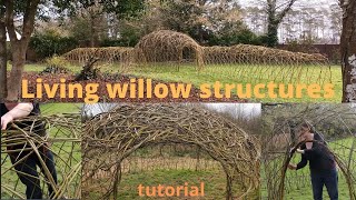 Living Willow Structures Tutorial A How-To Video On Weaving With Living Willow