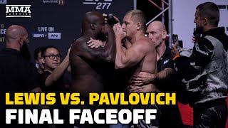 Derrick Lewis Deadly Serious In Final Faceoff With Sergei Pavlovich | UFC 277