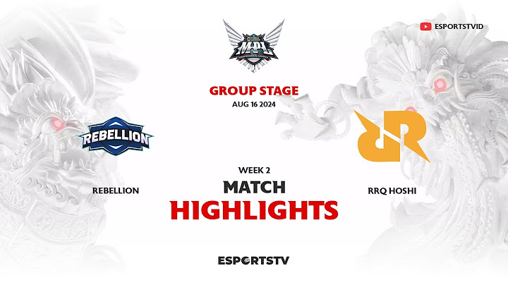 Rebellion Esports vs RRQ Hoshi HIGHLIGHTS MPL ID S14 | RRQ VS RBL ESPORTSTV