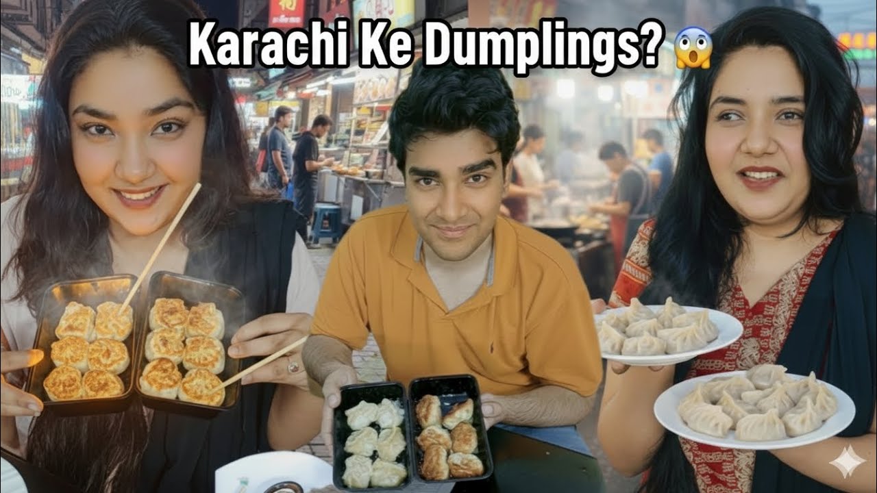 Karachi Food Street Ghar Aa Gayi?! 😳🔥 Online Dumplings Honest Review | Ye Dumplish