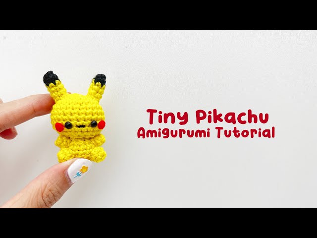 Part 1/2] Pikachu Crochet Free Pattern Amigurumi Tutorial 