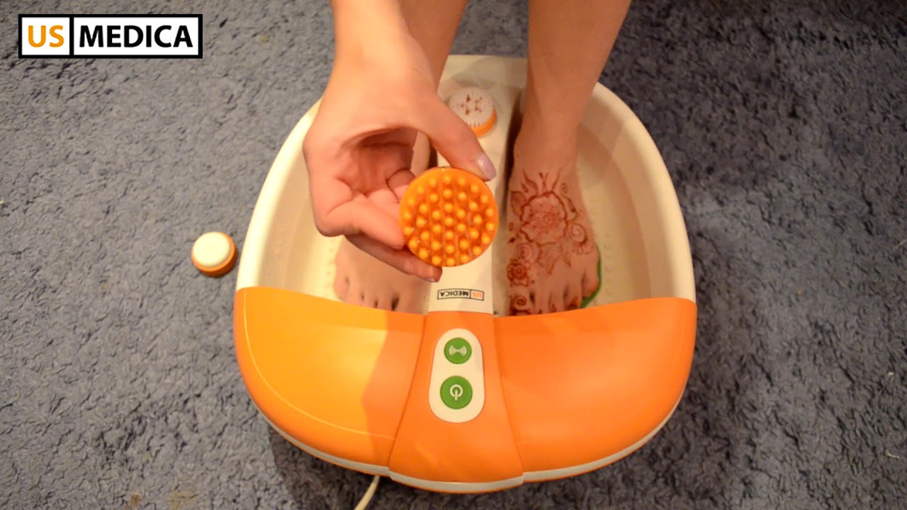 otzyv pokupatelya gidromassazhnaya vanna dlya nog us medica happy feet youtube