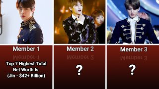 Information Total Net Worth of BTS Members Throughout History For 2022 News