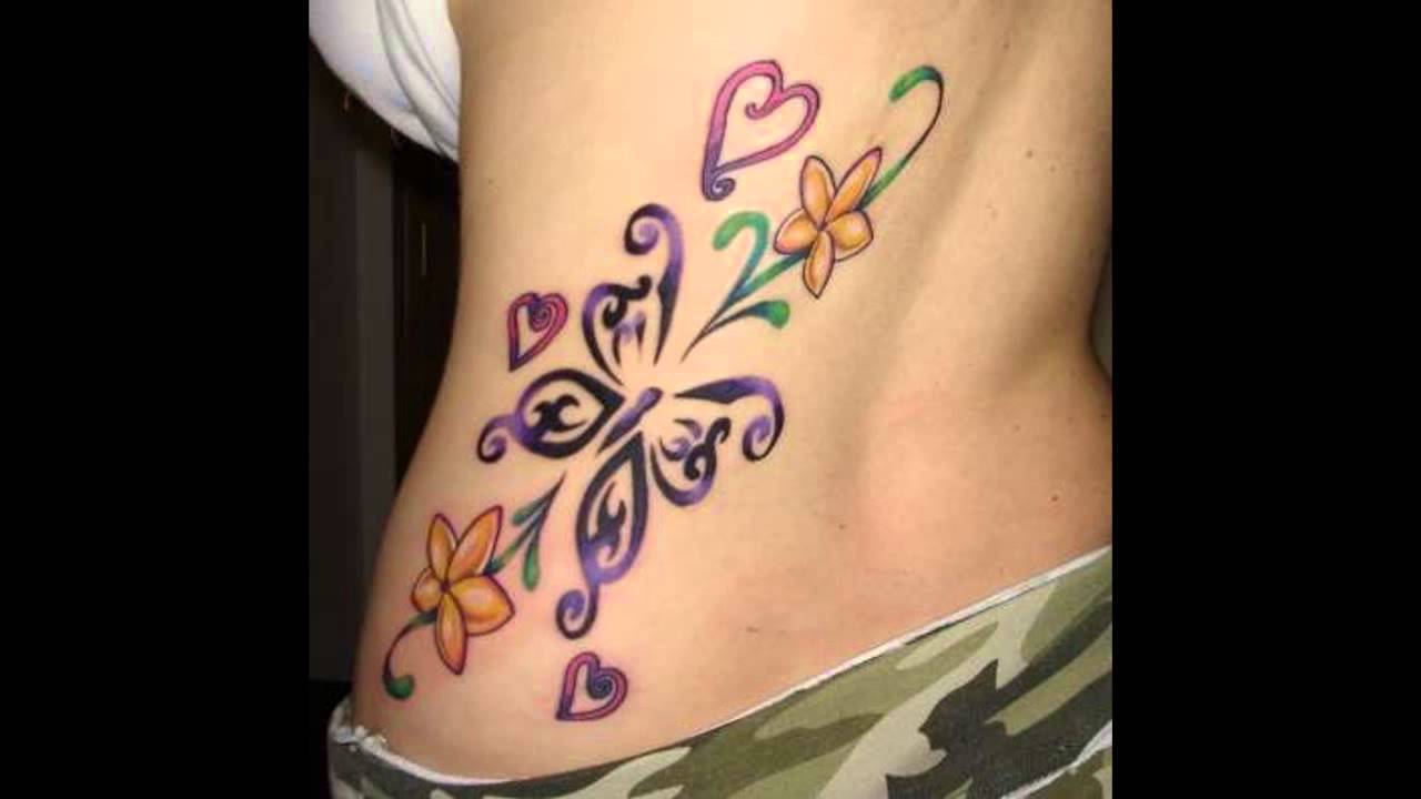 Cross tattoo with flowers and butterflies  Clip Art Library