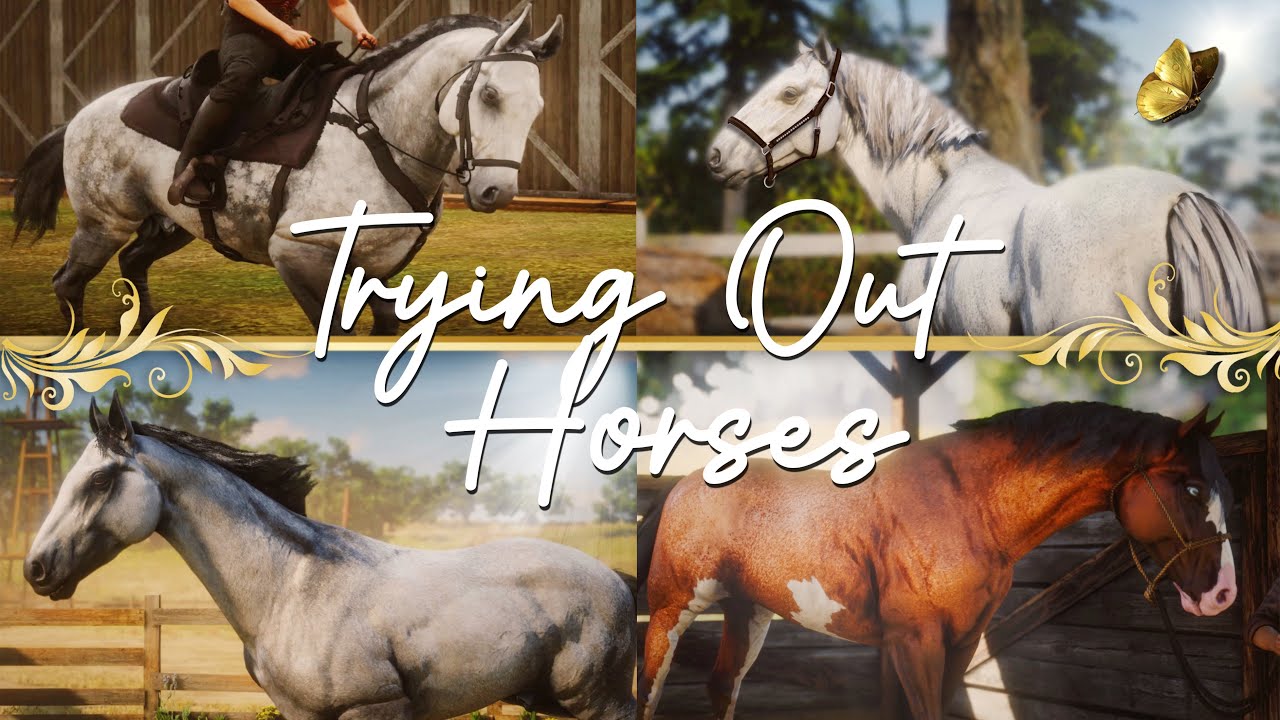 Worthington Ranch Rdr2 TRYING OUT HORSES | The Forgotten Ranch Ep2 RDR2 RRP - YouTube