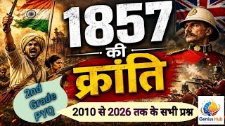 2nd grade PYQ | राजस्थान में 1857 की क्रांति के PYQ | Rajasthan mein 1857 Kranti ke pyq