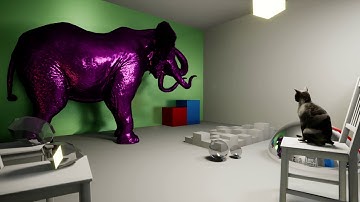 Unreal Engine - Ray tracing test
