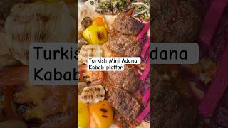 Turkish Mini Adana Kabab platter recipe #recipe #ramadan #kabab #turkishseries #asmr