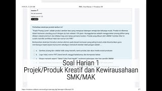 SOAL HARIAN TKA PKK SMK/MAK | Eps. 16: Penalaran Kewirausahaan
