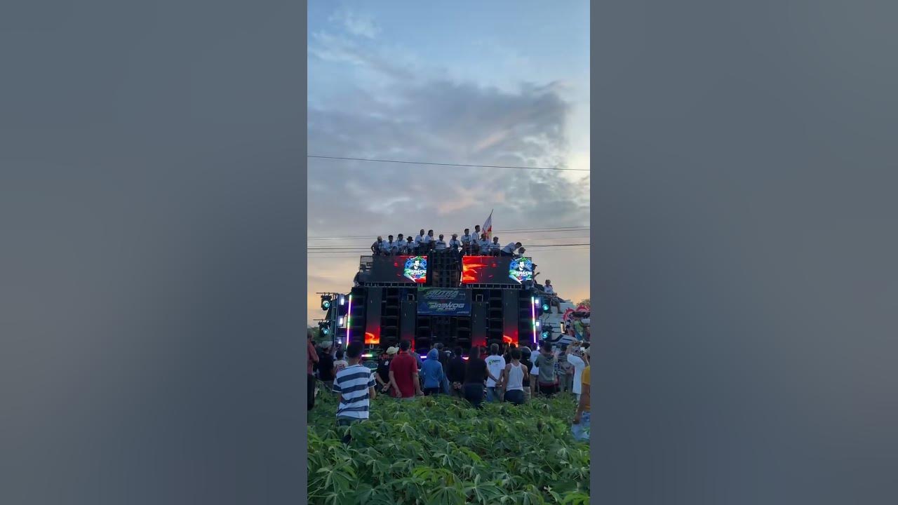 Sound horeg naik truk brewog audio menyala