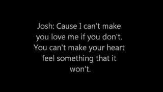 I Cant Make You Love Me - Union J Lyrics