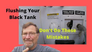 How To Flush Your Black Tank Using The Built In Flush System On Your RV