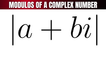 The Absolute Value of a Complex Number