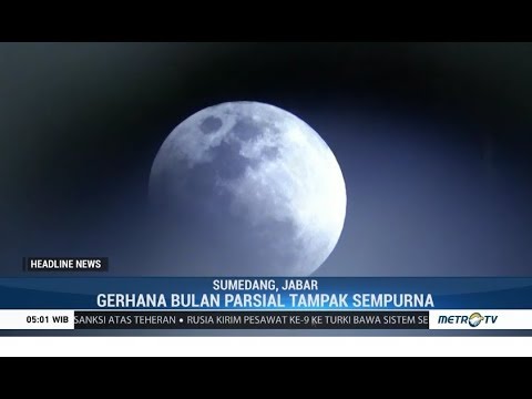 Fenomena Langka Gerhana Bulan Parsial