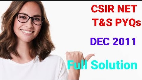 PHYSICS - CSIR NET | Thermodynamics and Statistics PYQs Dec 2011 | Ganti