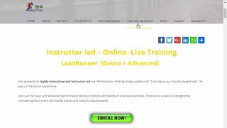 Performance Testing using LoadRunner 12.5 (Advanced+Basics) Profile