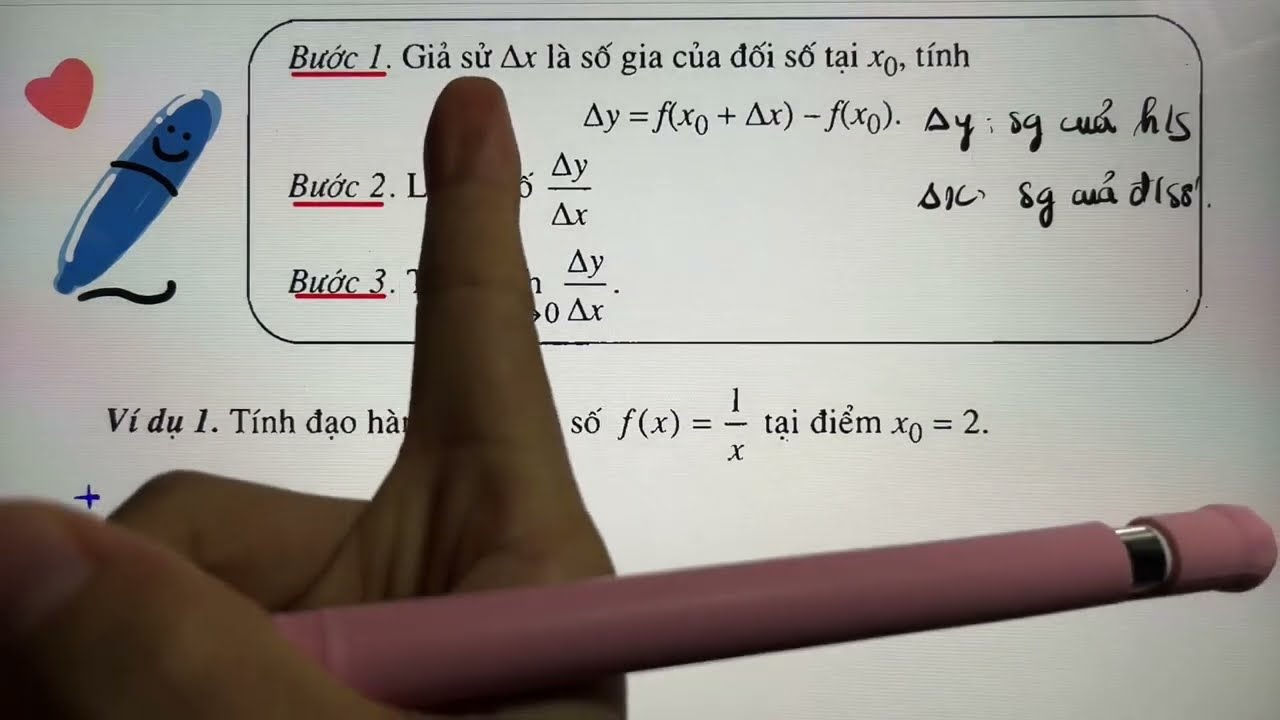 Toán 11.CĐ9. Tiết 1. Tính đạo hàm bằng định nghĩa
