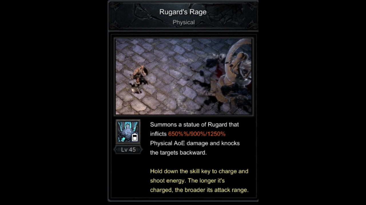 Mu Legend Dark Lord Command Skill: Regards Rage