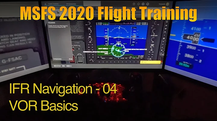 MSFS 2020 Flight Training - IFR Navigation 04 - VOR Basics - A Grade