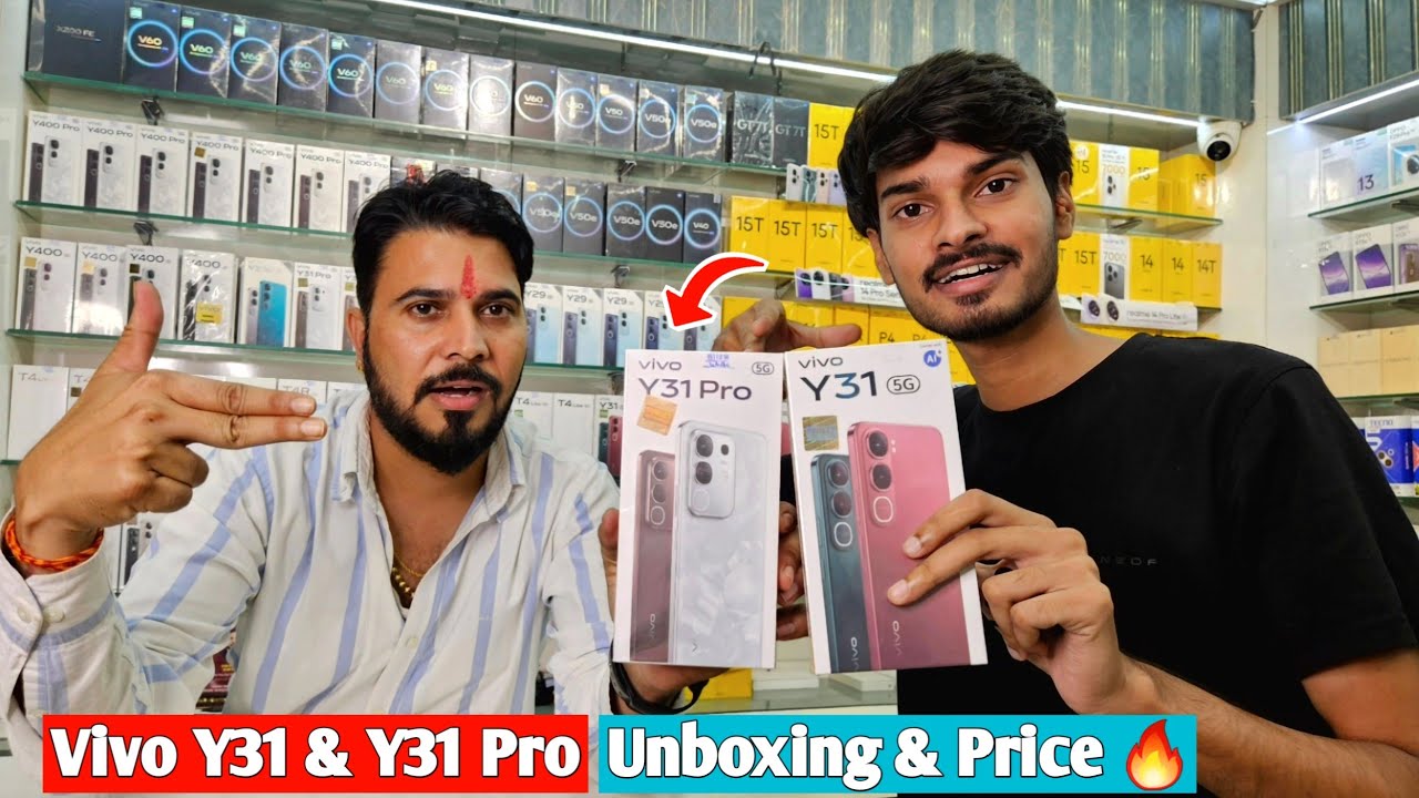 Vivo Y31 5G & Y31 Pro Unboxing 🔥| Vivo Y31 Series | Features & Prices | Latest Vivo Smartphones |
