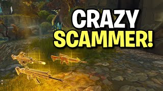 Dumb Toxic Scammer Scams Himself! (Scammer Get Scammed) Fortnite Save The World