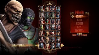 Mortal Kombat 9 - Expert Tag Ladder (Ermac & Baraka/3 Rounds/No Losses)
