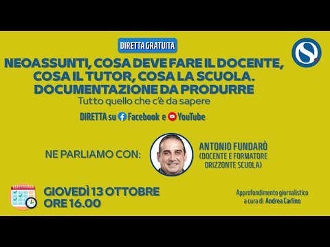 Neoassunti, seminario gratuito: cosa deve fare il docente, cosa il tutor, cosa la scuola