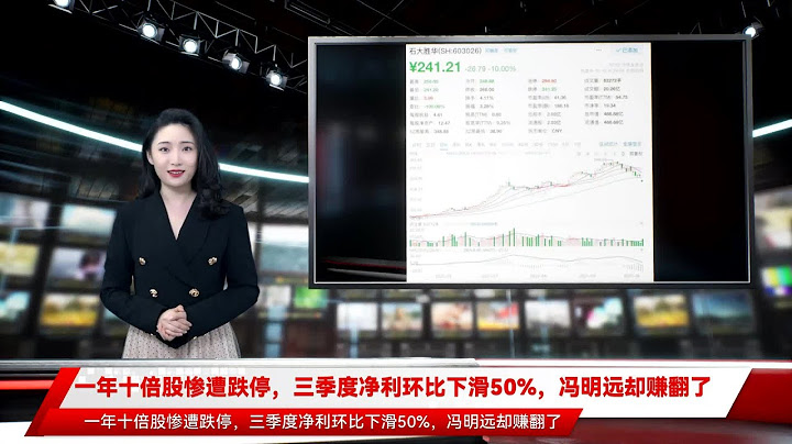 一年十倍股慘遭跌停，三季度凈利環比下滑50%，馮明遠卻賺翻了 - 天天要聞